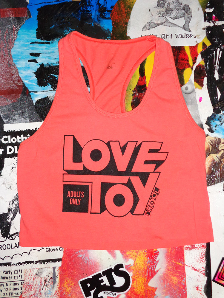 FOMO Collection - Love Toy Raw Cut Tank Crop Top - M - 14712