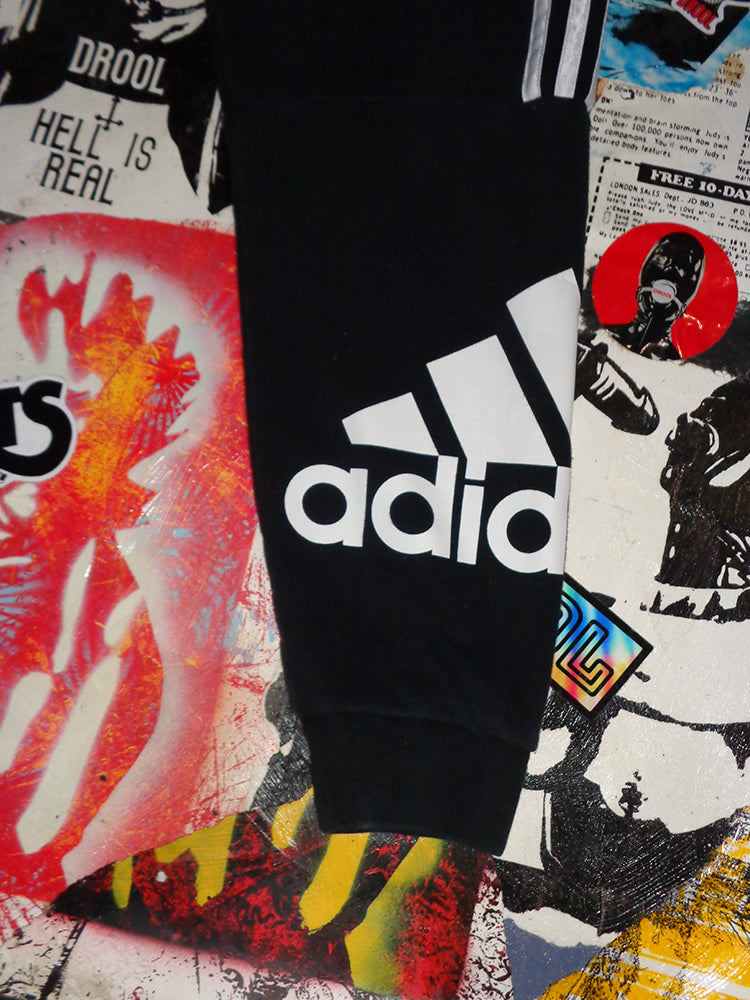 FOMO Collection - A.D.I.D.A.S. Box Head Joggers - S (Waist = 26", Inseam = 29", Length = 38")- 14725