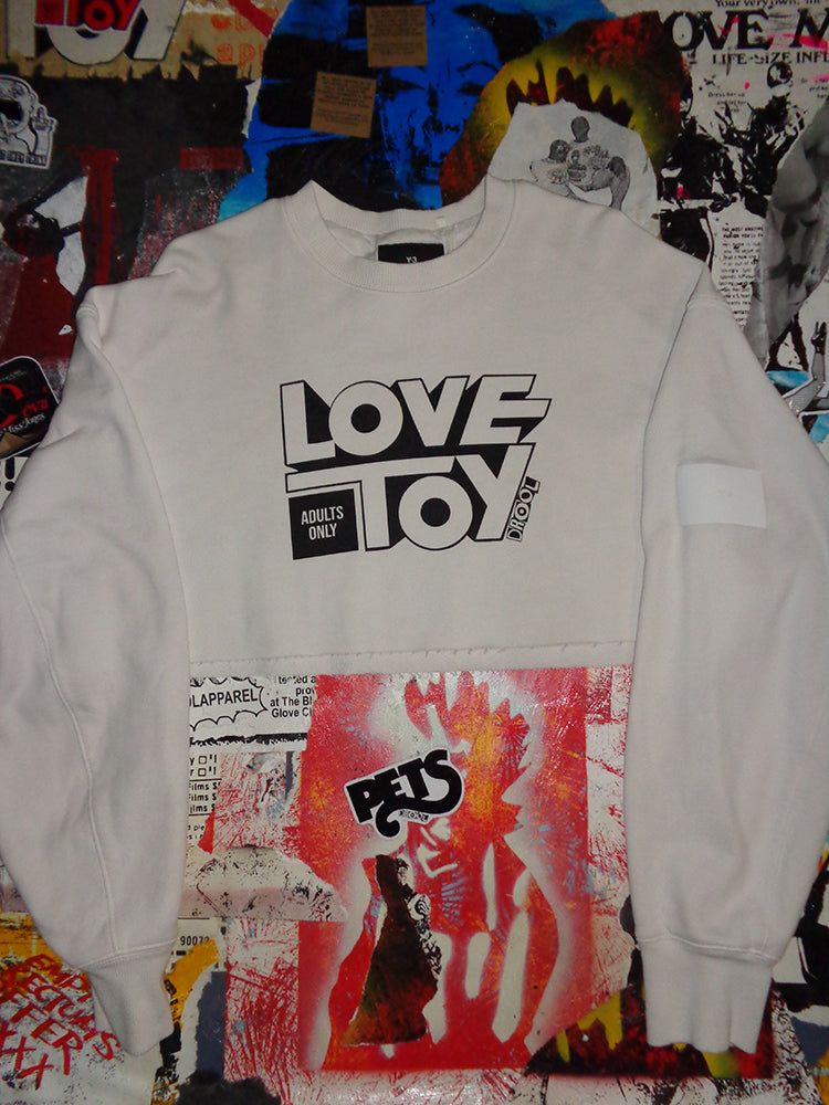 FOMO Collection - Love Toy Raw Cut Crop Top - M - 14814