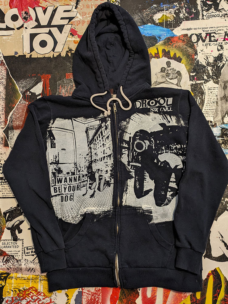 FOMO Collection - Collage Pets Zip Hoodie - L - 5224