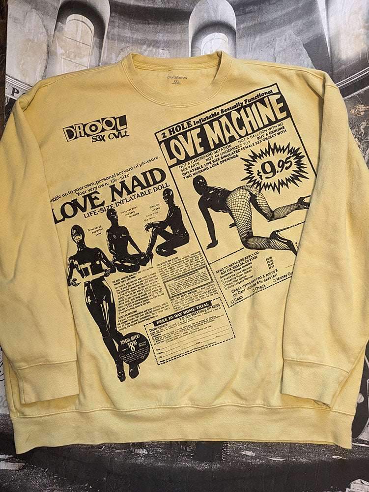 FOMO Collection - Collage Love Machine/Love Maid Crewneck - 2XL - 6017