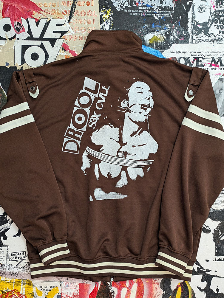 FOMO Collection - Collage Rubber Pup / Box Head / Origin Story doubled sided Zip Up Jacket - 2XL - 8329