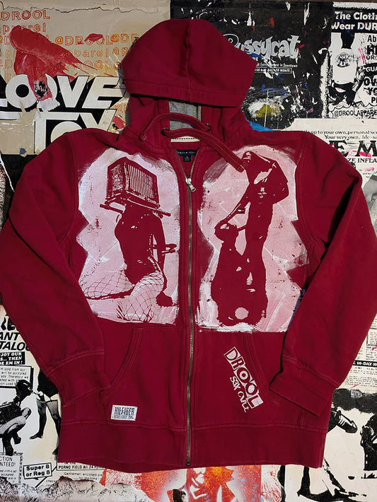 FOMO Collection - Collage Sunday Service / Box Head Zip Up Hoodie - XL - 8425