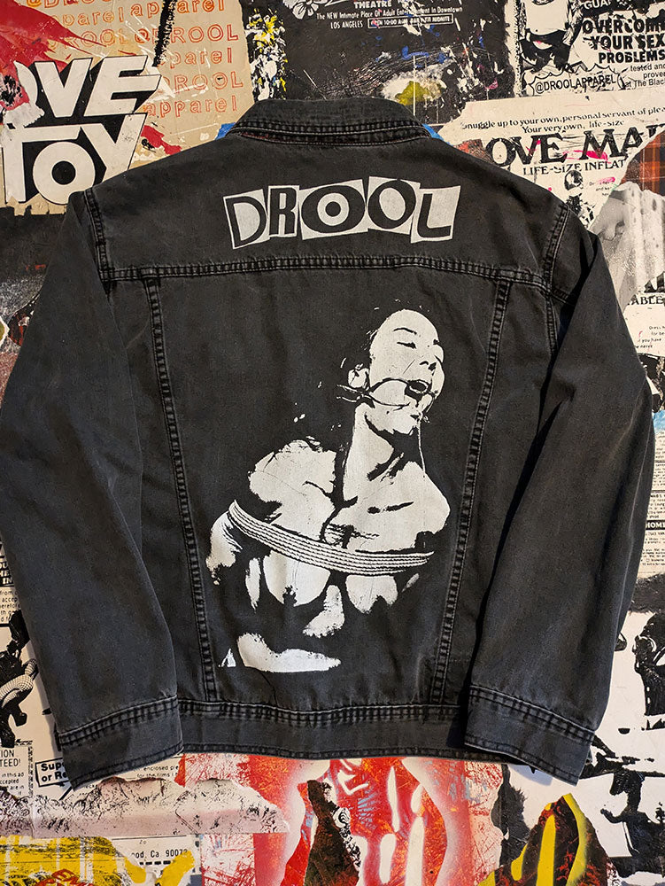 FOMO Collection - Collage Origin Story Fox Racing Denim Jacket - 2XL - 8530