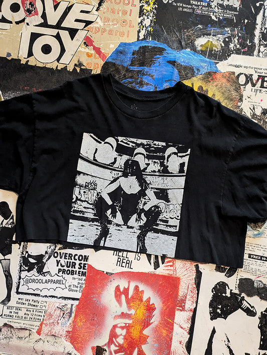 Rubber Nun In Pittsburgh Raw Cut Crop Top - XL - 864