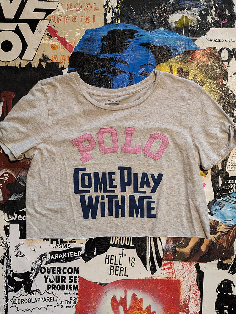 Come Play With Me Raw Cut Crop Top - S - 8625