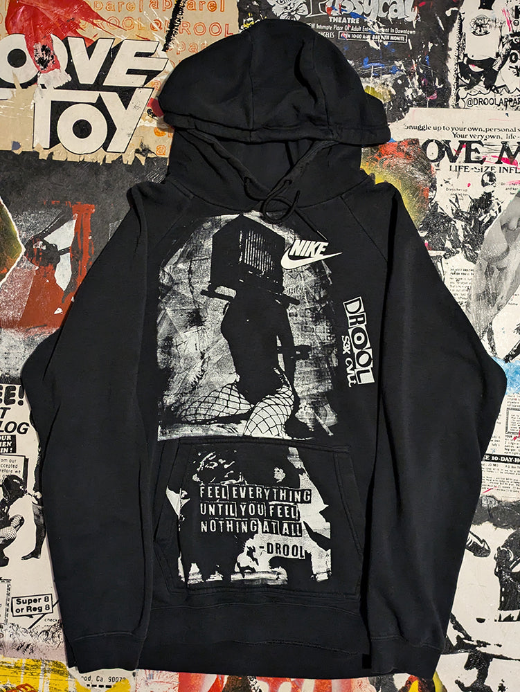 FOMO Collection Collage Box Head Hoodie - XL - 8828