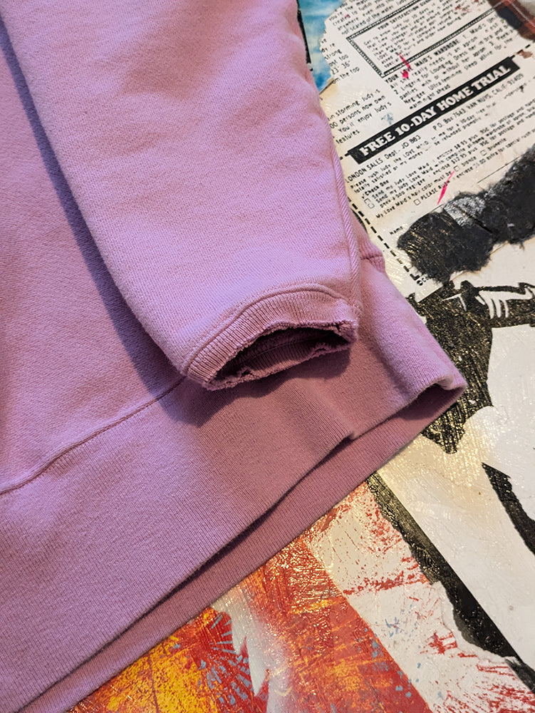 FOMO Collection DISTRESSED FWTT Raw Cut Crewneck - L - 8910