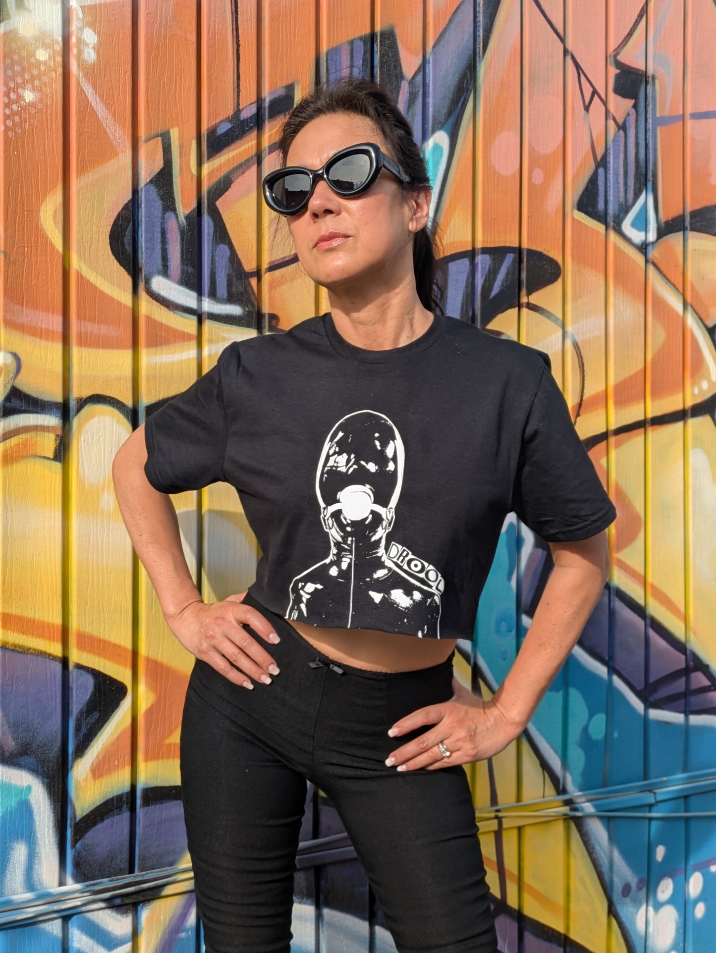 Manifesto Unisex Raw Cut Crop Top 2025