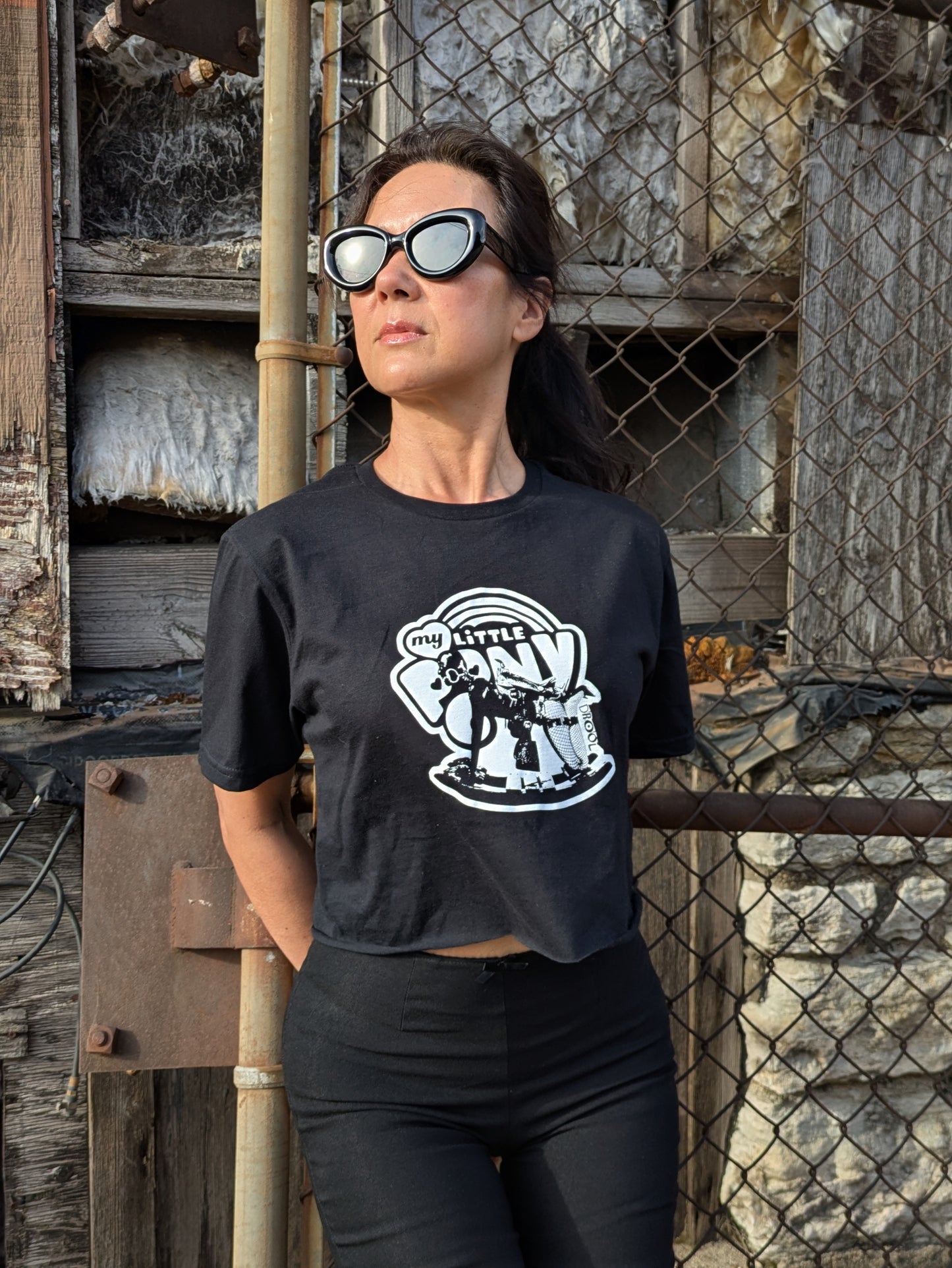 My Little Pony Unisex Raw Cut Crop Top 2025