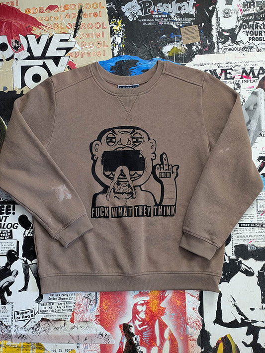 FOMO Collection DISTRESSED FWTT Crewneck - L - 9311