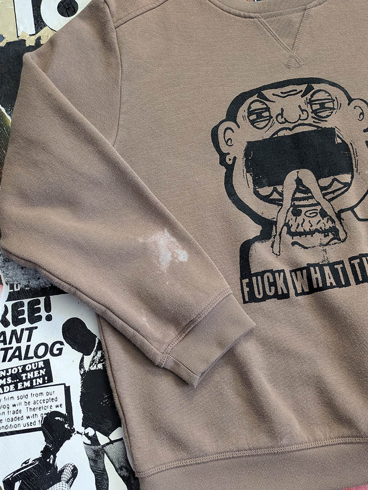 FOMO Collection DISTRESSED FWTT Crewneck - L - 9311