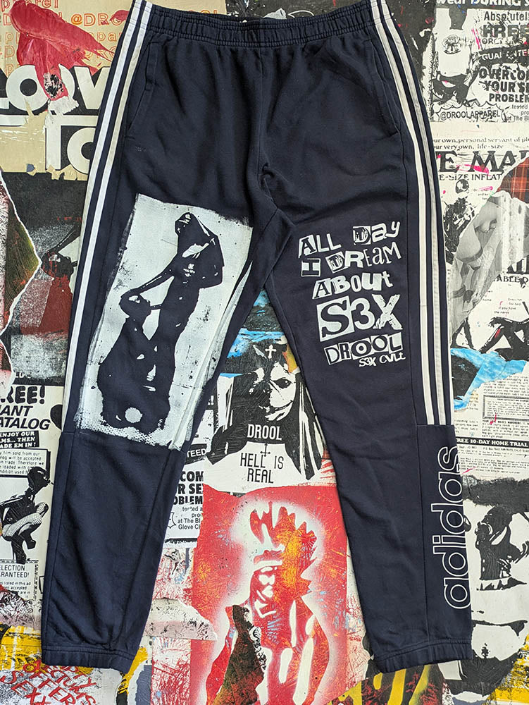 FOMO Collection A.D.I.D.A.S. Sunday Service Joggers - L(Waist = 32" Inseam = 31" Length = 41") - 9316