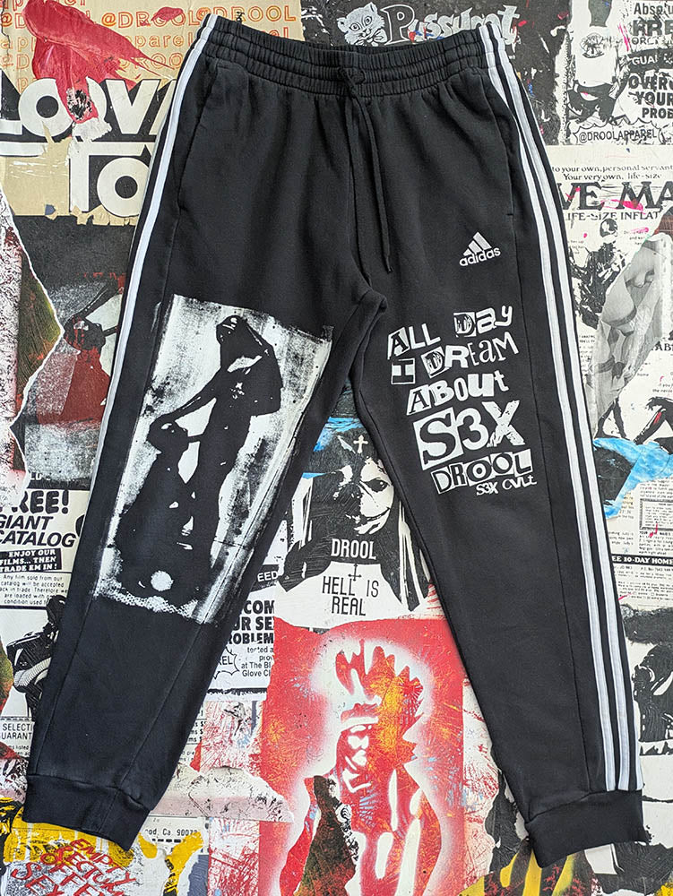 FOMO Collection A.D.I.D.A.S. Sunday Service Joggers - L(Waist = 30" Inseam = 29" Length = 39") - 9317