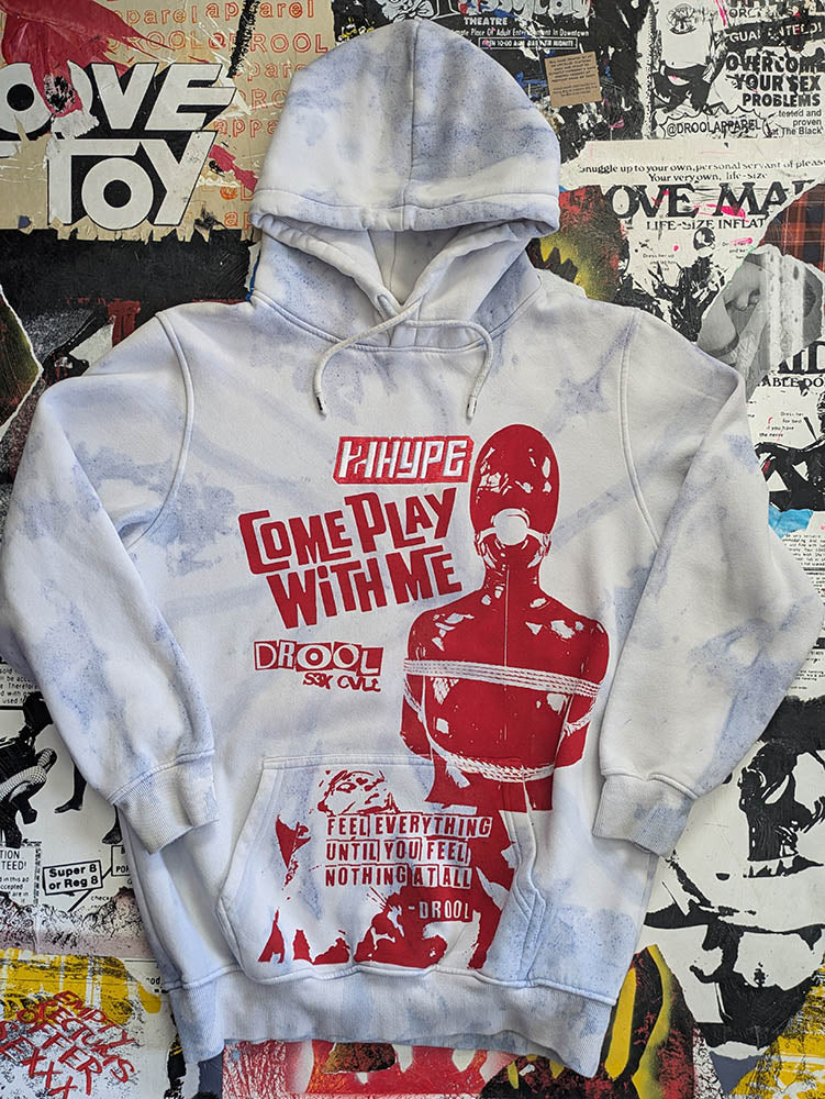 FOMO Collection Collage Manifesto / Come Play With Me Hoodie - XL - 9326