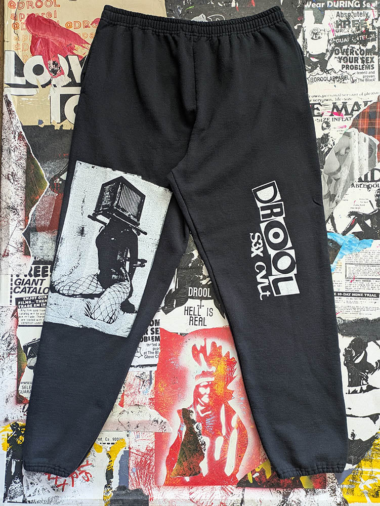 FOMO Collection Box Head Joggers - XL(Waist = 34" - Inseam = 30" - Length = 43") - 9419