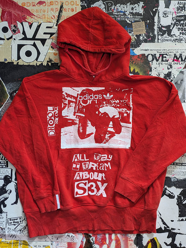 FOMO Collection Collage A.D.I.I.D.A.S. / Rubber Pup Hoodie - L - 9427
