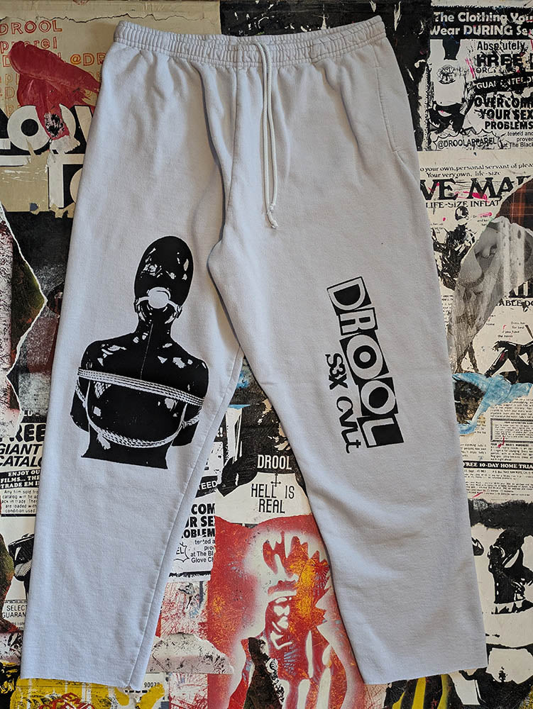 FOMO Collection Manifesto Raw Cut Sweatpants(Waist = 34" - Inseam = 30" Length = 40.5") - XL - 9613