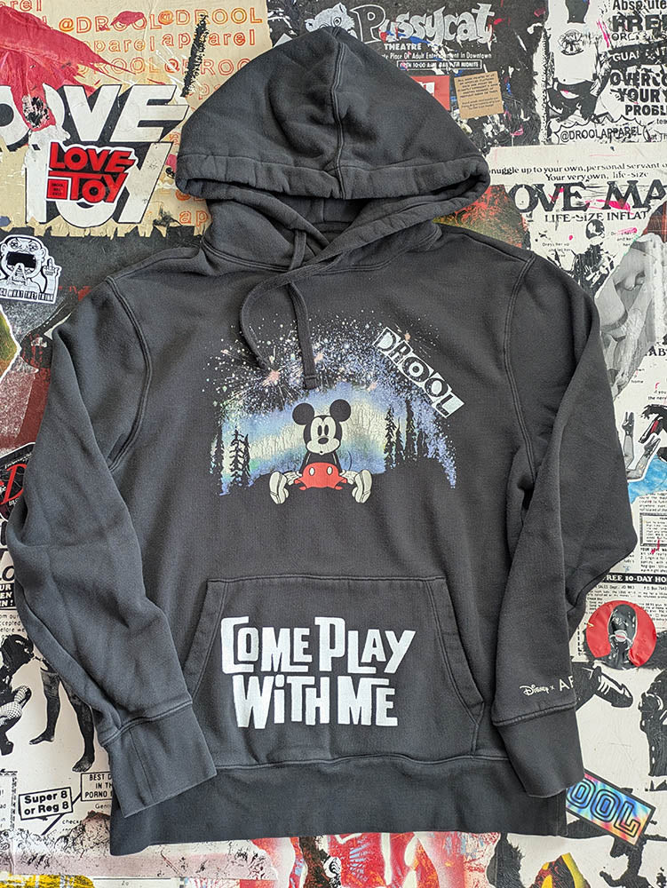 FOMO Collection Mickey Mouse Come Play With Me Hoodie - M - 977
