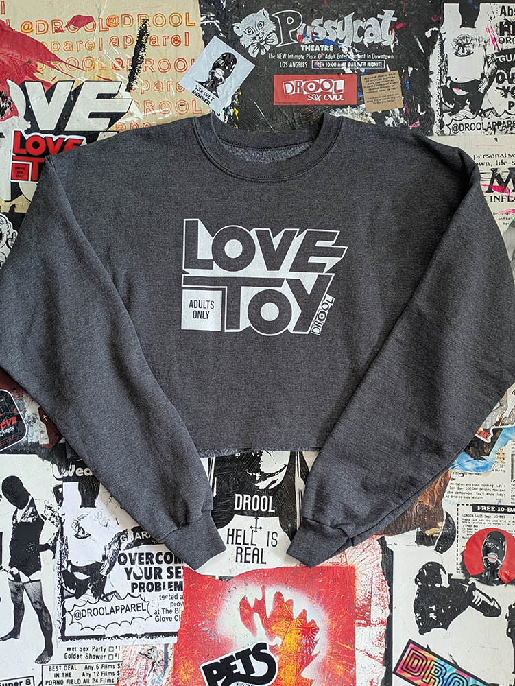 FOMO Collection Love Toy Raw Cut Crop Top - L - 9724