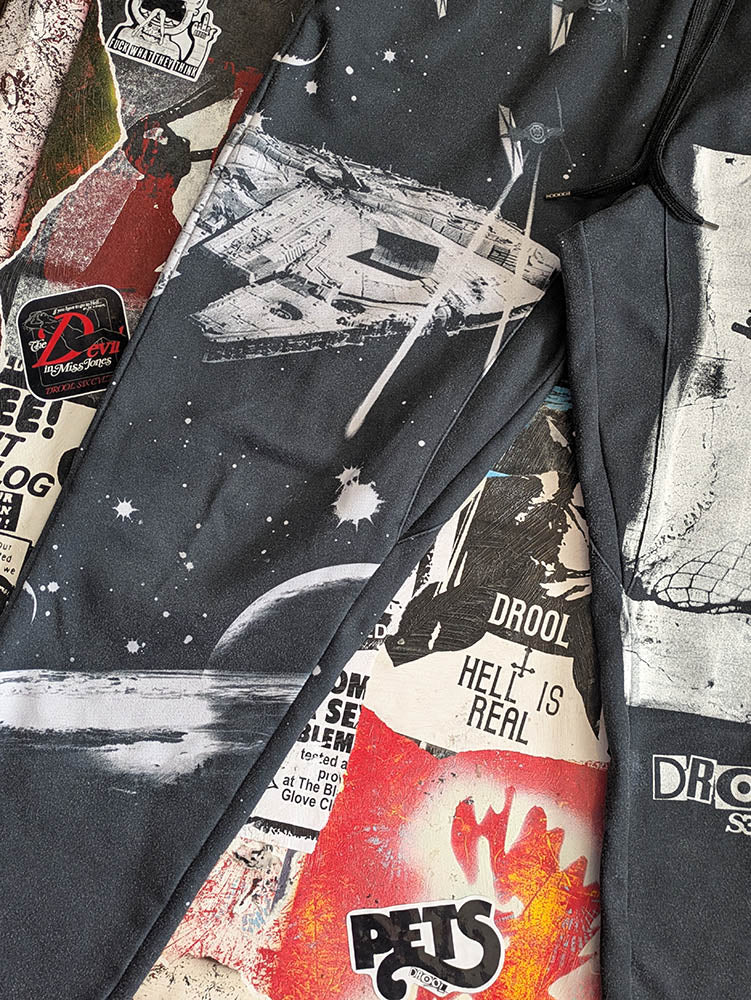FOMO Collection "May the 4th Be With You" Box Head Vintage Joggers(Waist = 32" - Inseam = 30" - Length = 41") - L - 9730
