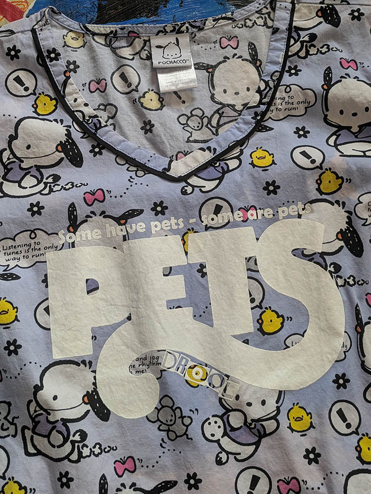 FOMO Collection Pets Scrubs Work Wear - L - 9929