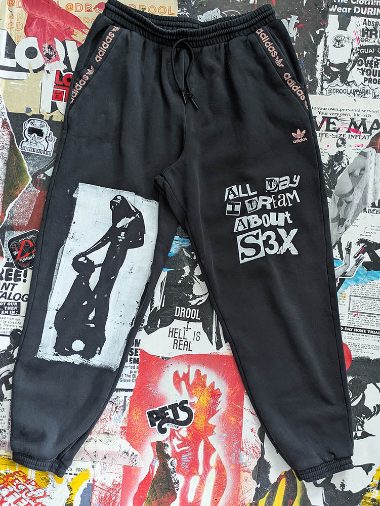FOMO Collection A.D.I.D.A.S. Sunday Service Joggers(Waist 30" - Inseam 29" - Length 39") - L - 10012