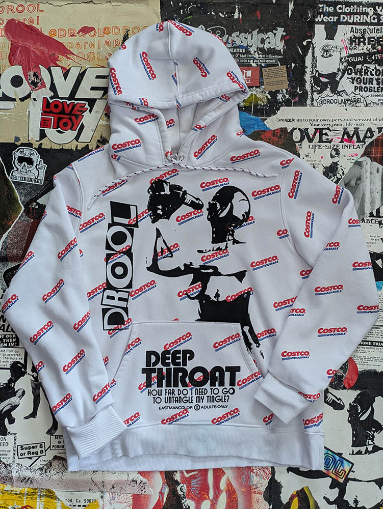 FOMO Collection Collage Costco Hungry / Deep Throat Hoodie - L - 10015