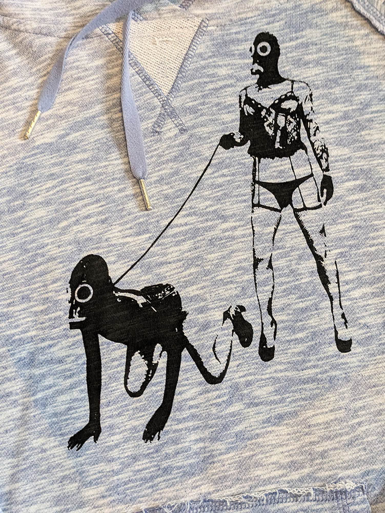 FOMO Collection Calvin Klein Walk Your Dog(double sided) Hoodie - XL - 10115