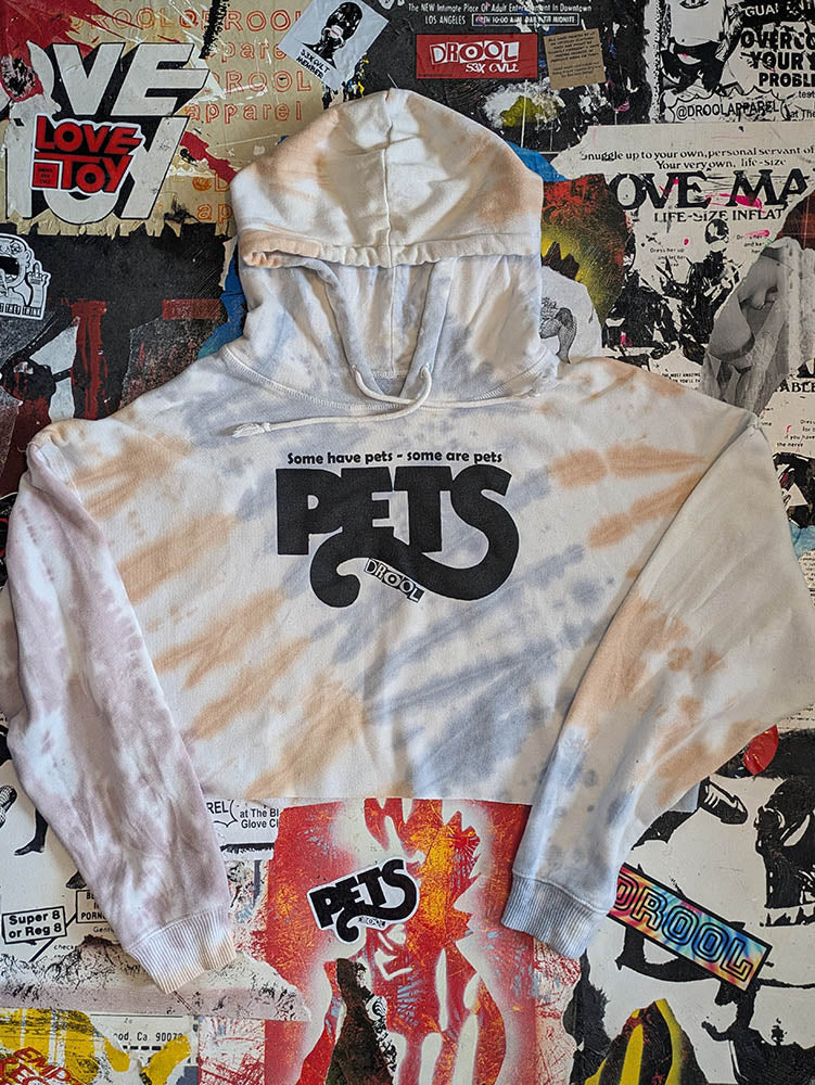 FOMO Collection Pets Raw Cut Crop Top Hoodie - M - 10134
