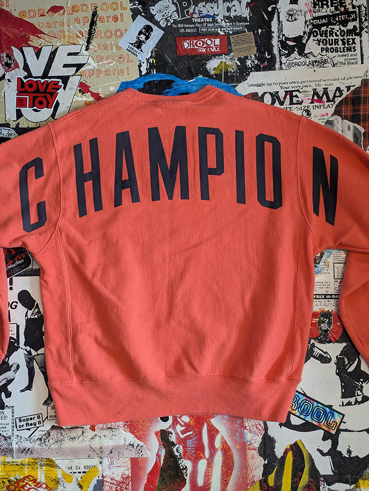 FOMO Collection Champion(reverse weave) Collage Vice Girls Crewneck - L - 10139