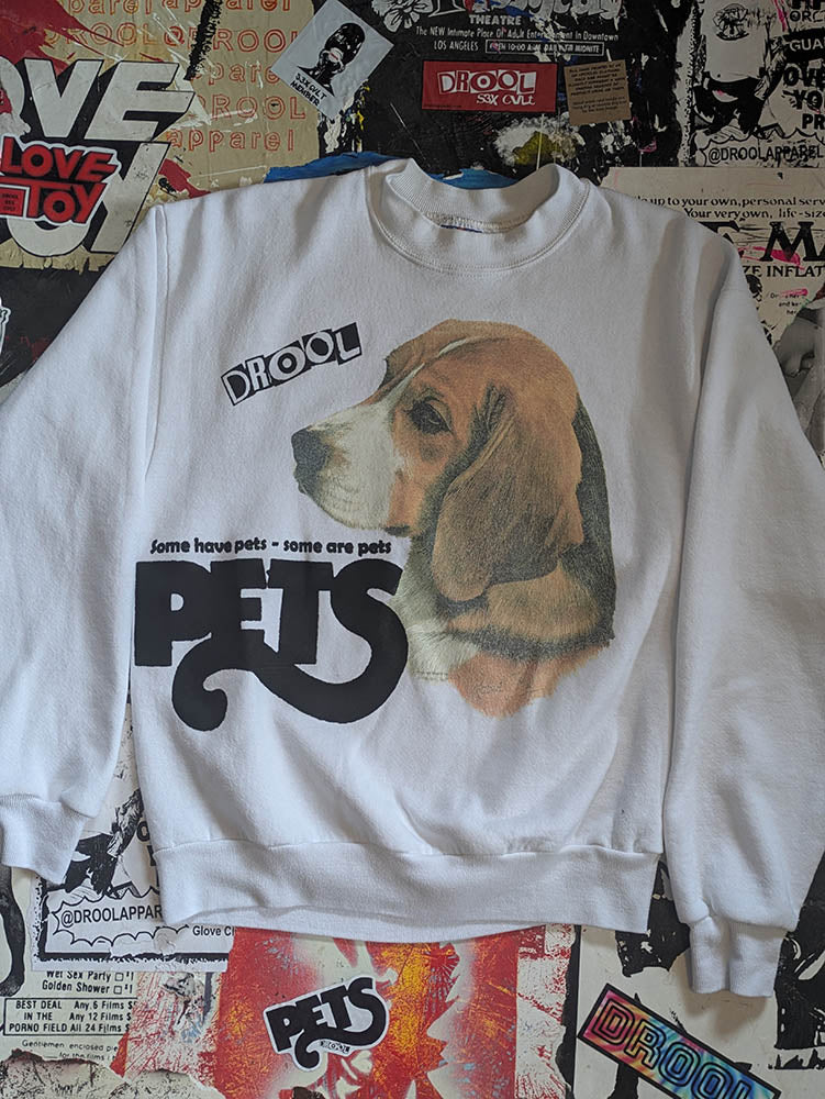 FOMO Collection Vintage Made In USA Pets Crewneck  - Medium - 1026