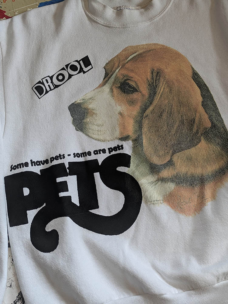FOMO Collection Vintage Made In USA Pets Crewneck  - Medium - 1026