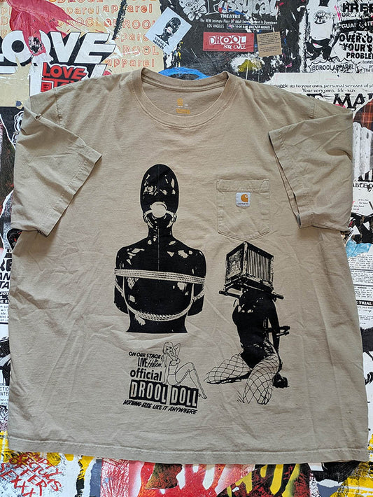 FOMO Collection DISTRESSED Collage Carhartt Manifesto / Box Head  - 4XL - 10312