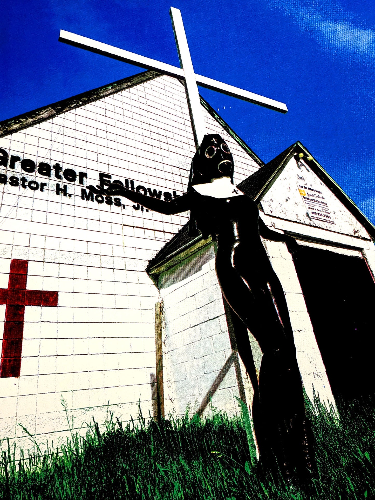 Rubber Nun In Detroit - 18x24 Silkscreen Print - Limited Edition of 30