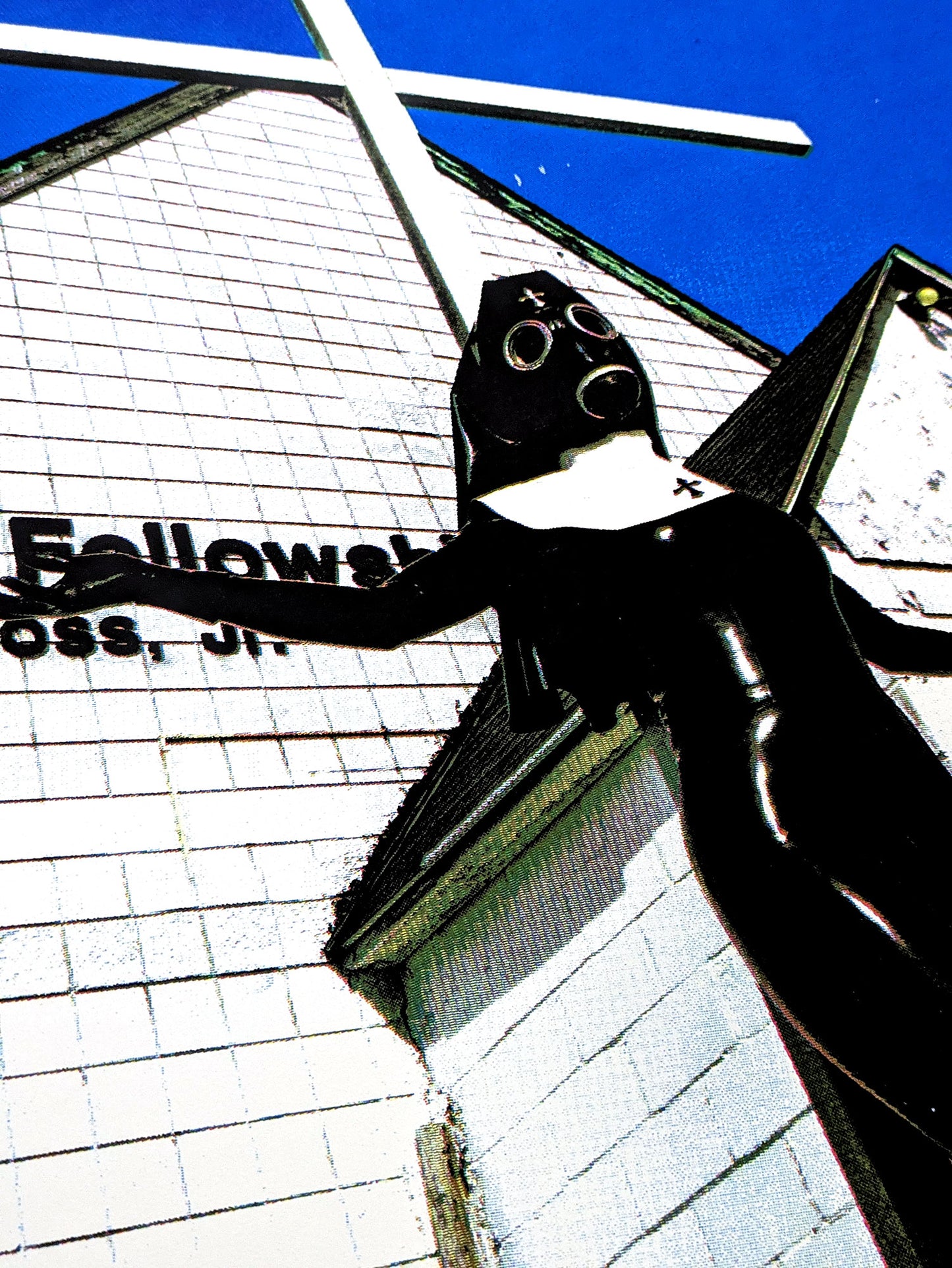 Rubber Nun In Detroit - 18x24 Silkscreen Print - Limited Edition of 30