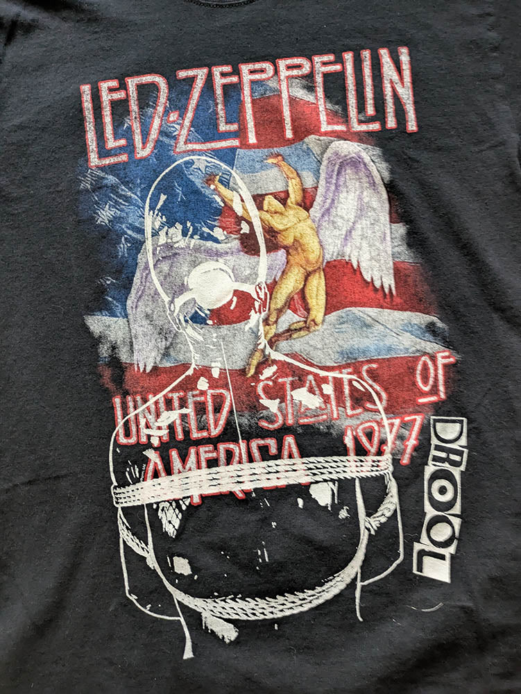 FOMO Collection Led Zeppelin Manifesto T-Shirt - M - 10414