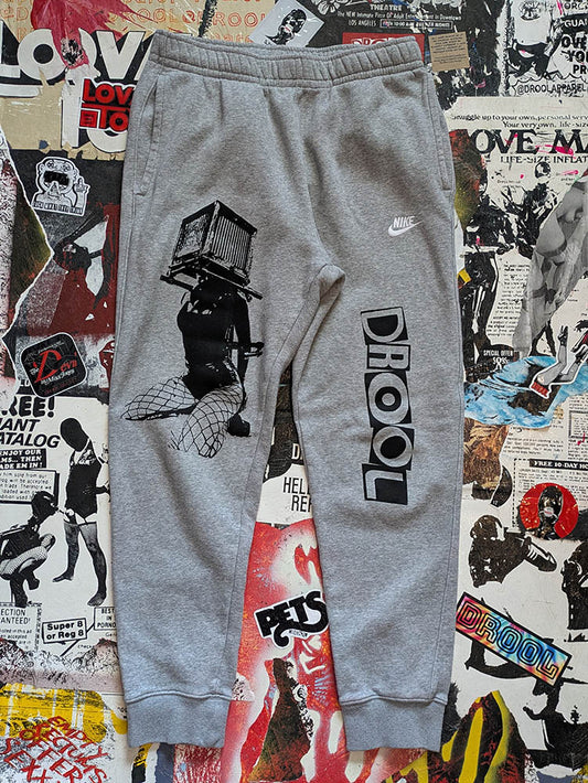 FOMO Collection Nike Box Head Joggers  - M(Waist=30" Inseam = 26" Length = 36") - 10531