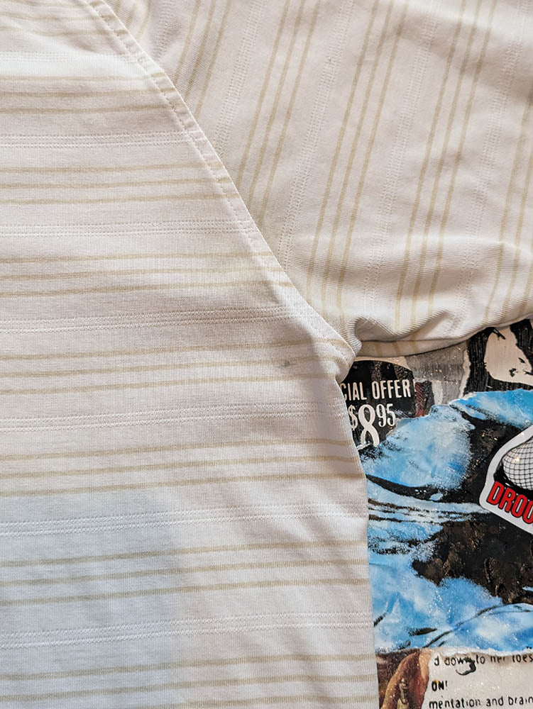 FOMO Collection DISTRESSED Collage Adidas Vice Girls  - M - 1055