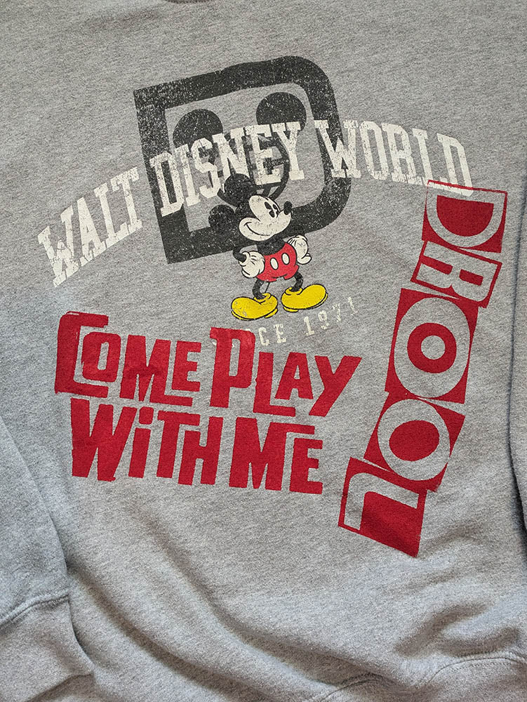 FOMO Collection Disney Come Play With Me Crewneck  - M - 1061