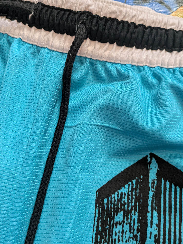 FOMO Collection DISTRESSED Nike Box Head Shorts - XL(Waist = 32 - Inseam = 9.5" - Length = 21") - 10624