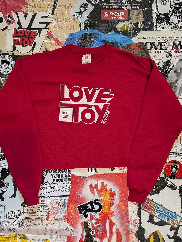 FOMO Collection Love Toy Raw Cut Crop Top - M - 10711
