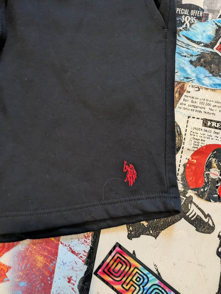 FOMO Collection US Polo Glory Box Shorts - M(Waist = 32", Inseam = 7", Length = 18") - 10828