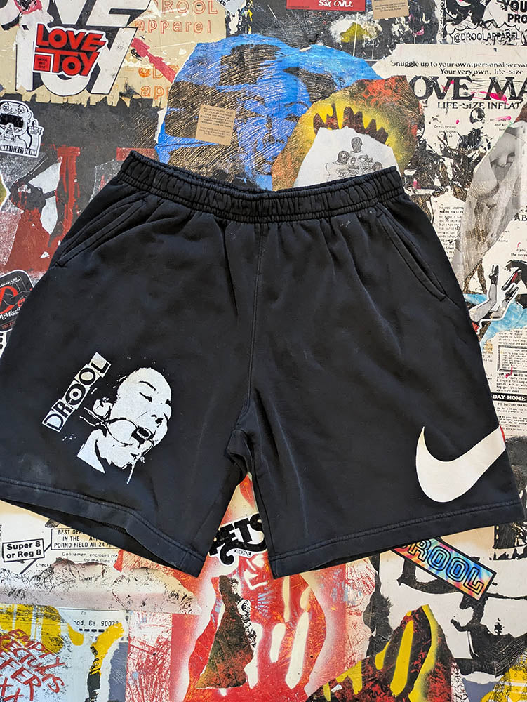 FOMO Collection DISTRESSED Nike Origin Story Shorts - XL(Waist = 32", Inseam = 9.5", Length = 20") - 10829