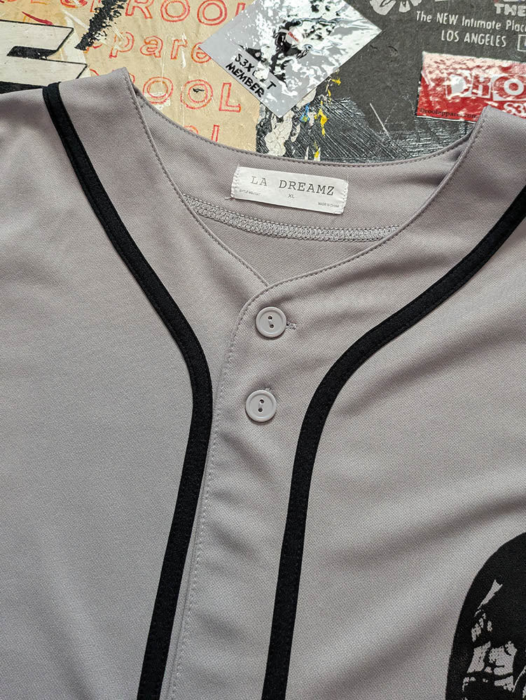 FOMO Collection Collage Manifesto / Legs Baseball Jersey - XL - 10925