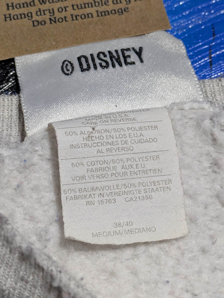 FOMO Collection Distressed Vintage Made in USA Mickey Mouse Crewneck- M - 1103