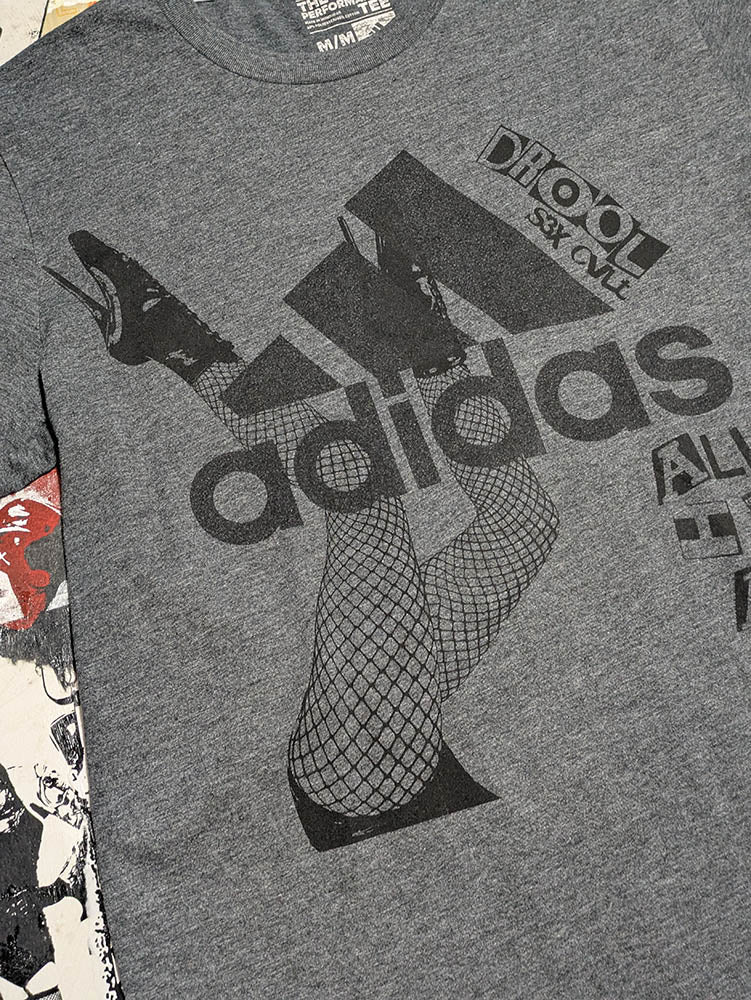 FOMO Collection A.D.I.D.A.S. Legs T-Shirt- M - 1106