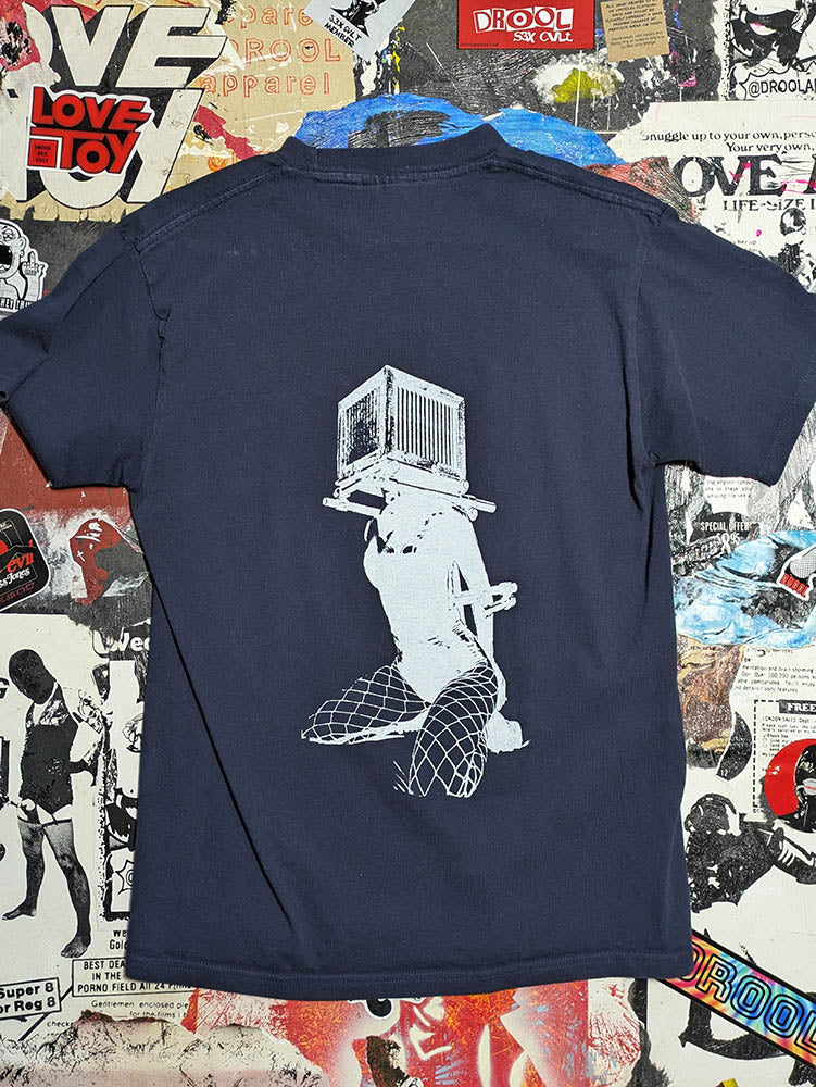 FOMO Collection Alcatraz Box Head T-Shirt (double sided)- M - 1109