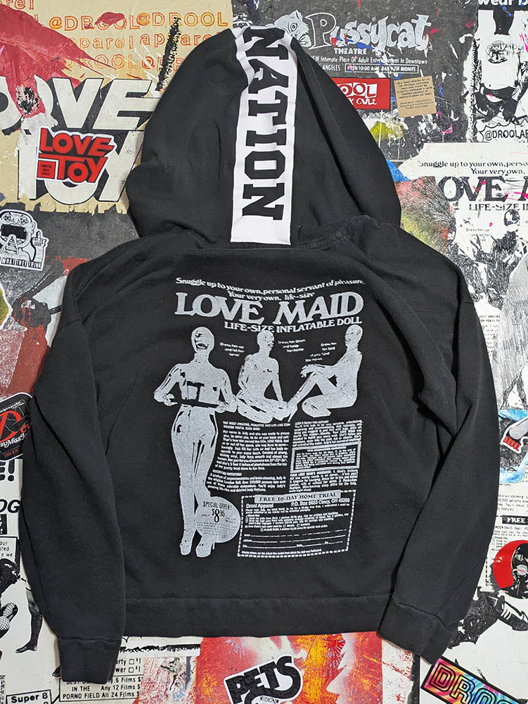 FOMO Collection Love Maid(back print) Hoodie - S - 11016