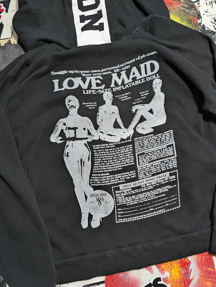 FOMO Collection Love Maid(back print) Hoodie - S - 11016
